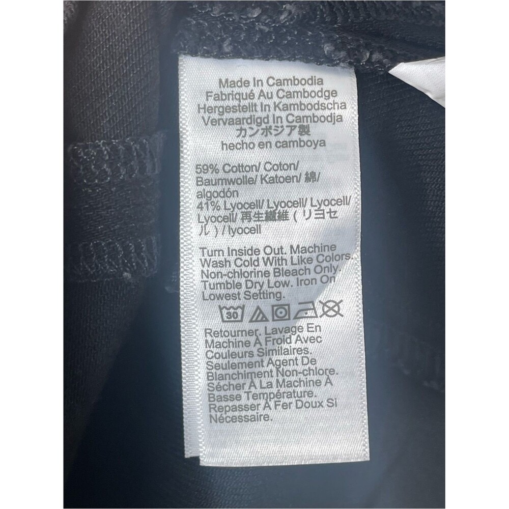 Madewell Airy Denim Seamed Scoopneck Top Size 00 Black - Picture 7 of 8